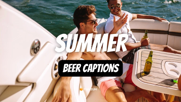 Summer Beer Captions for Instagram